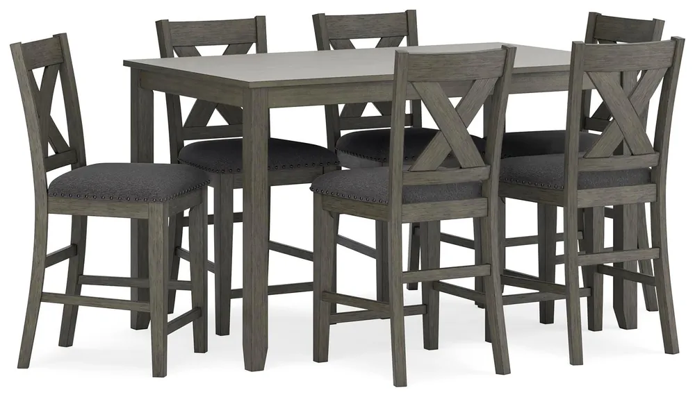 Caitbrook Counter Height Dining Table and Bar Stools (Set of 7) - Ashley Furniture