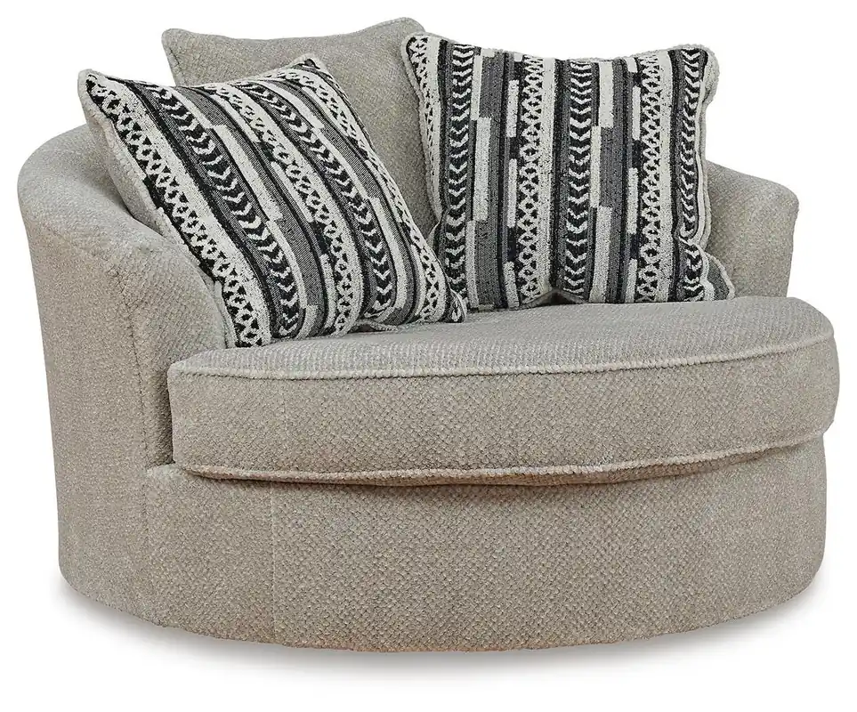 Calnita Oversized Swivel Accent Chair - Ashley Furniture