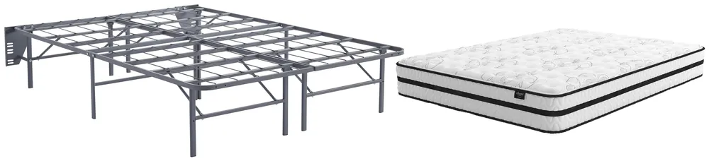 Chime 10 Inch Hybrid Mattress Package - Ashley Furniture
