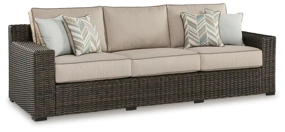 Coastline Bay Outdoor Sofa with Cushion - Ashley Furniture