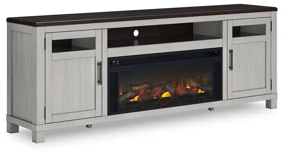 Darborn 88" TV Stand with Electric Fireplace - Ashley Furniture