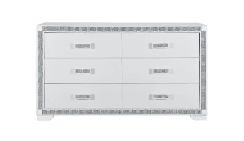 SOLEIL WHITE DRESSER - Global Furniture USA
