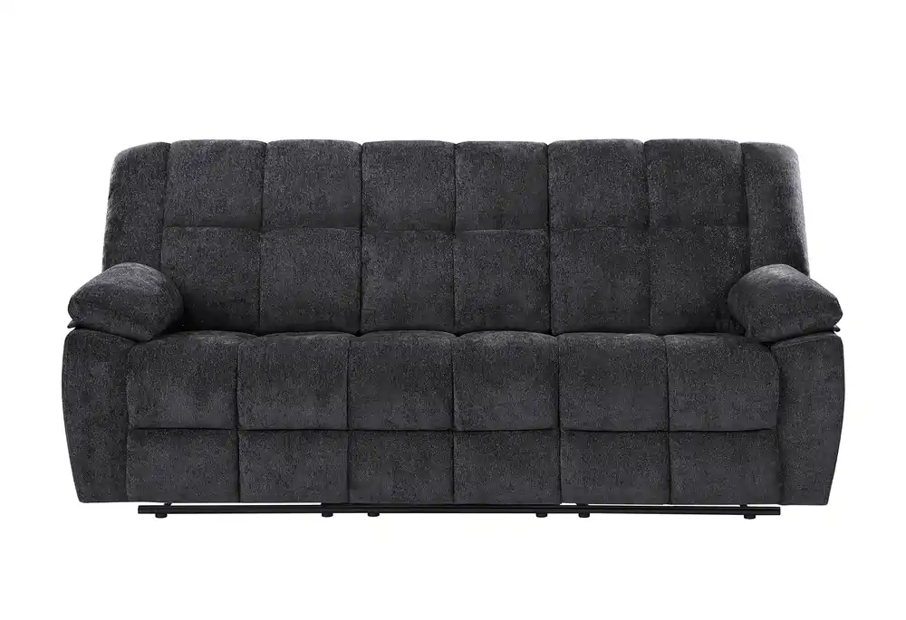 U6000 BLACK RECLINING SOFA - Global Furniture USA
