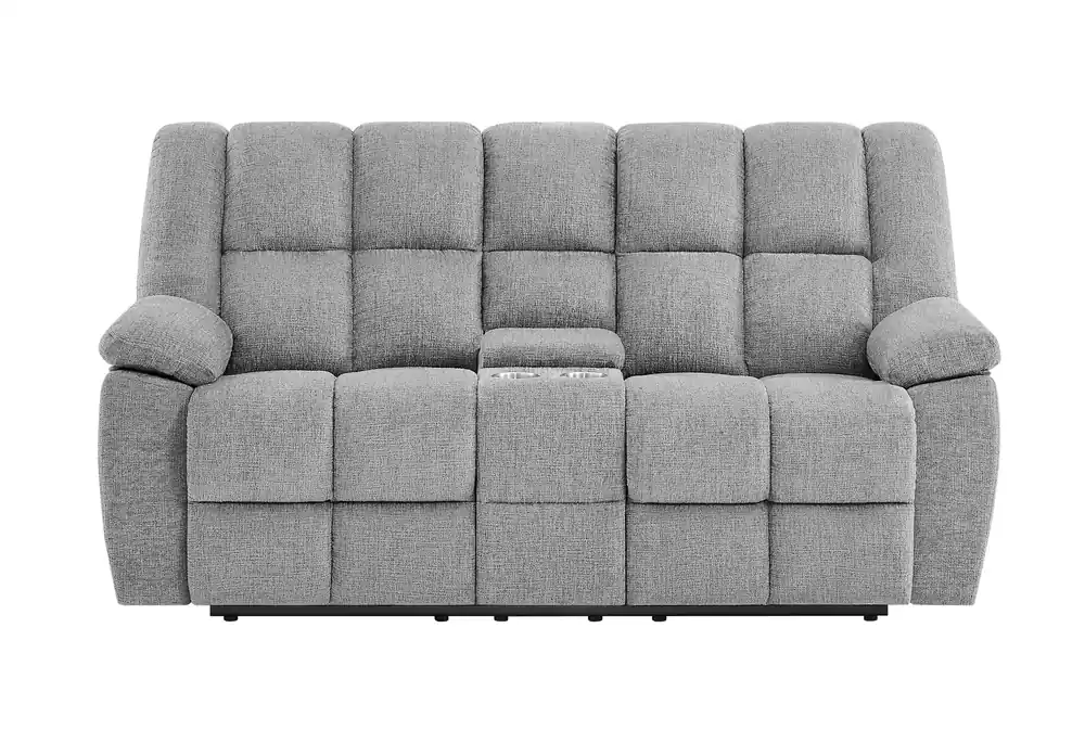 U6000 SMOKE CONSOLE RECLINING LOVESEAT - Global Furniture USA