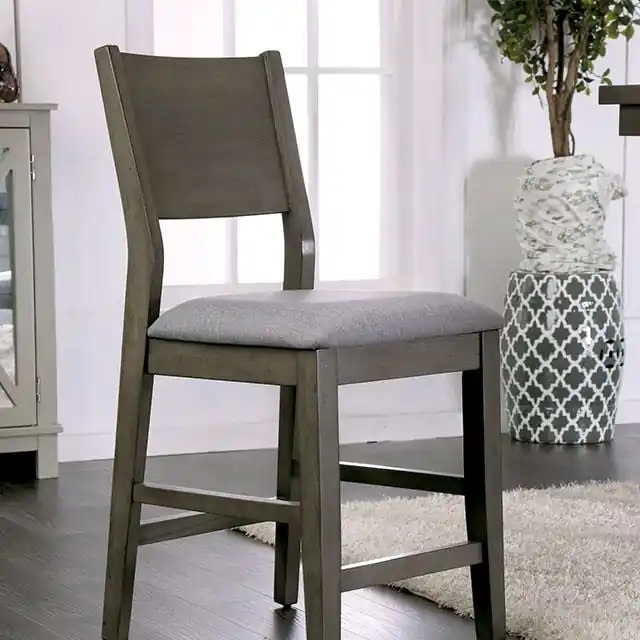 Anton Counter Ht. Chair (2 Box) Gray - FOA East