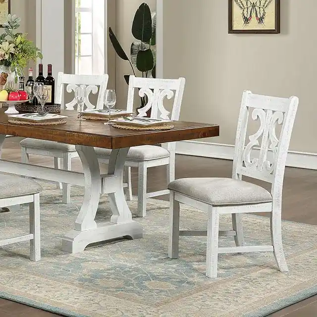 Auletta 7 Pc Dining Table Set - FOA East
