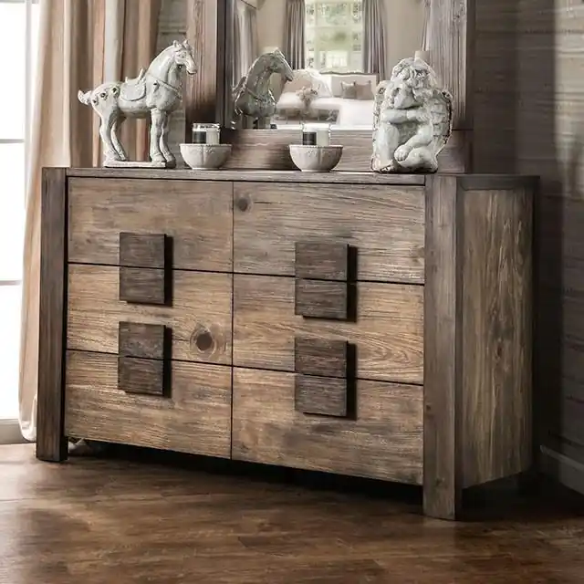 AVEIRO Rustic Natural Tone Dresser - FOA East