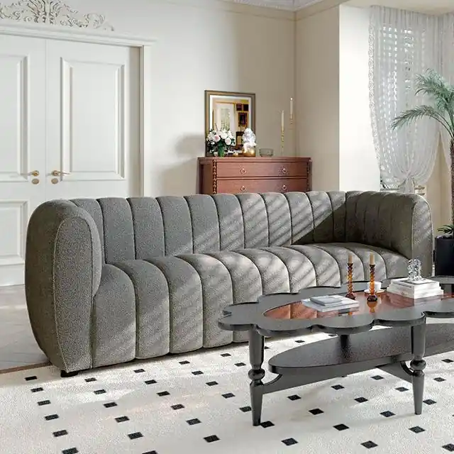 AVERSA Sofa, Charcoal Gray - FOA East