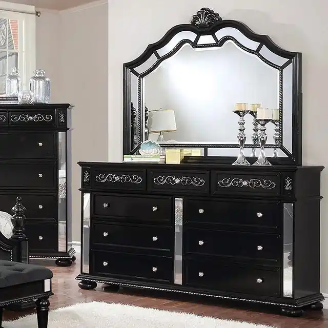 Azha Black Dresser - FOA East