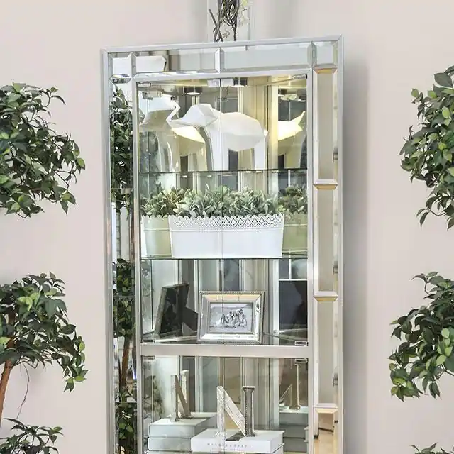 Chouteau Silver Curio Cabinet - FOA East
