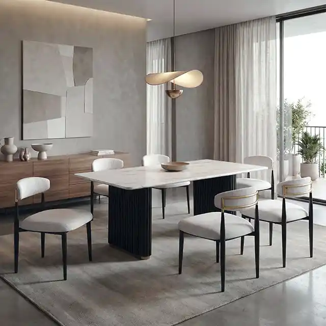 Minden 7 Pc. Dining Table Set - FOA East