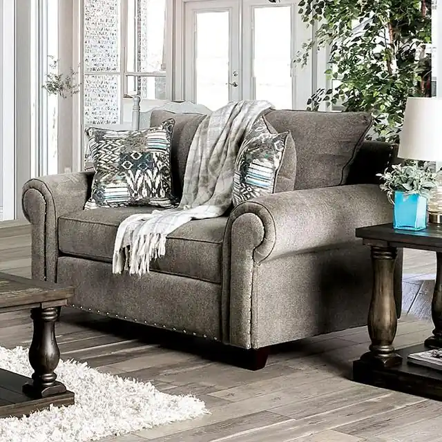 Mott Gray Love Seat - FOA East
