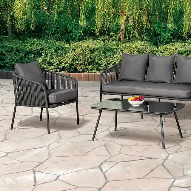 Myesha 4 Pc. Conversation Set - FOA East