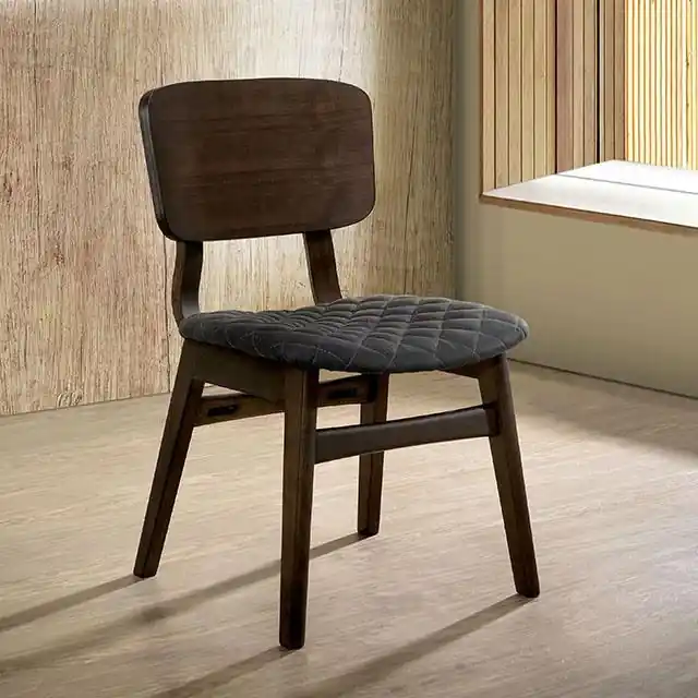 Shayna Black/Light Oak Side Chair (2/ctn) - FOA East