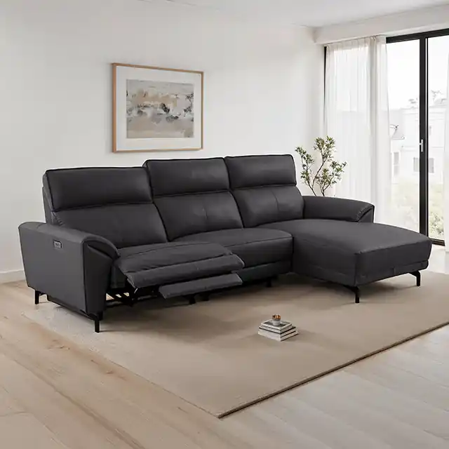 Theola Power Sectional, Right Chaise - FOA East