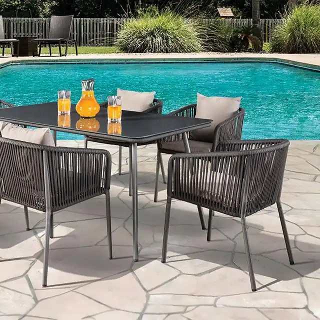Tushari 8 Pc. Outdoor Dining Set - FOA East