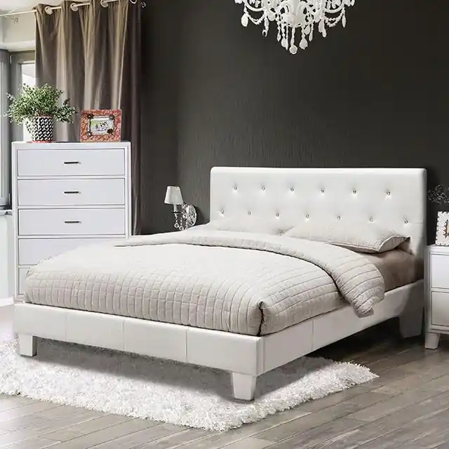 Velen White Cal.King Bed - FOA East