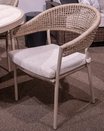 Orchard Beach Outdoor Arm Chair with Cushion (Set of 4) - Ashley Furniture