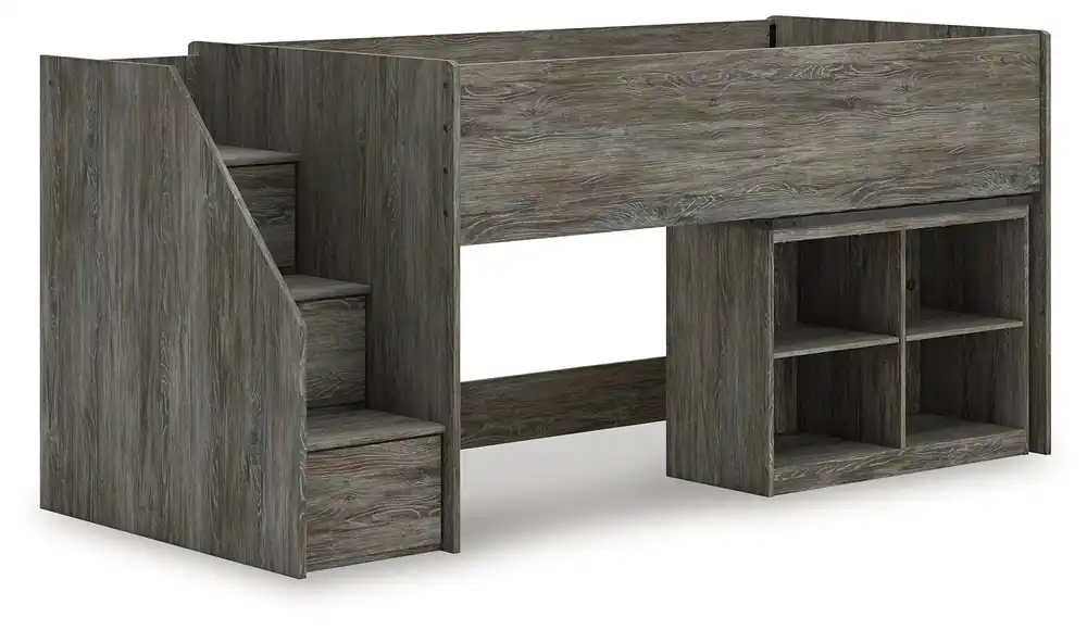 Frandern Loft Bed with Bookcase Storage - Ashley Furniture
