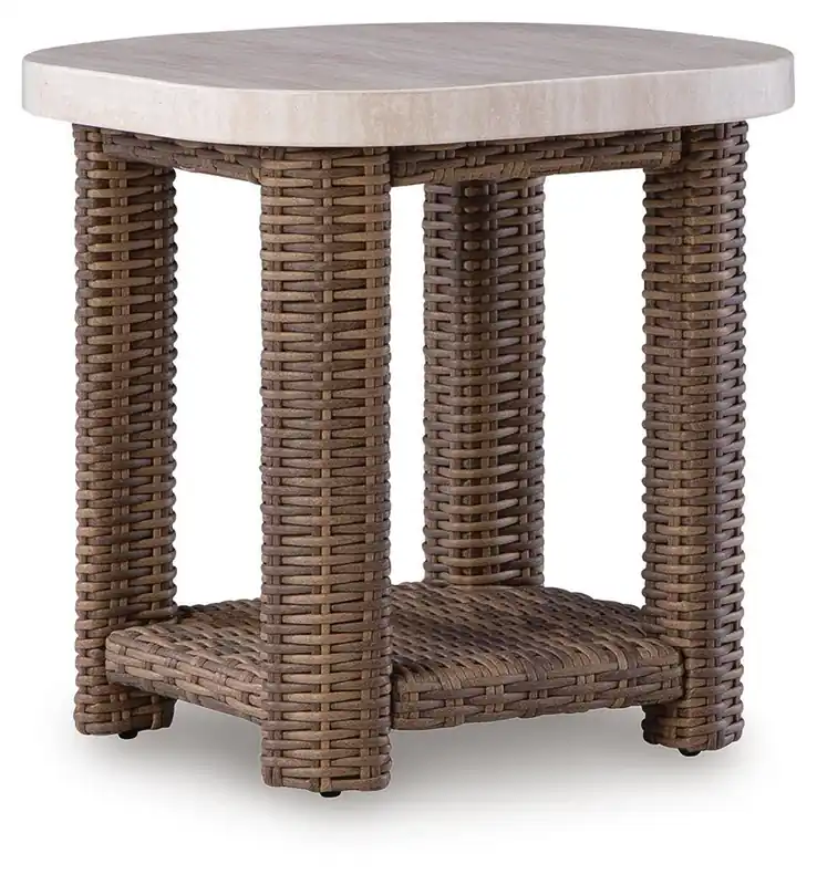 Dolan Creek Outdoor End Table - Ashley Furniture