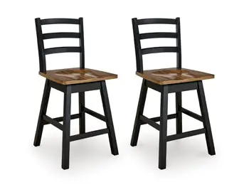 Wildenauer Counter Height Swivel Barstool - Ashley Furniture