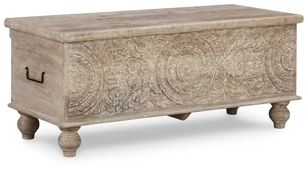Fossil Ridge Storage Bench - Ashley Furniture