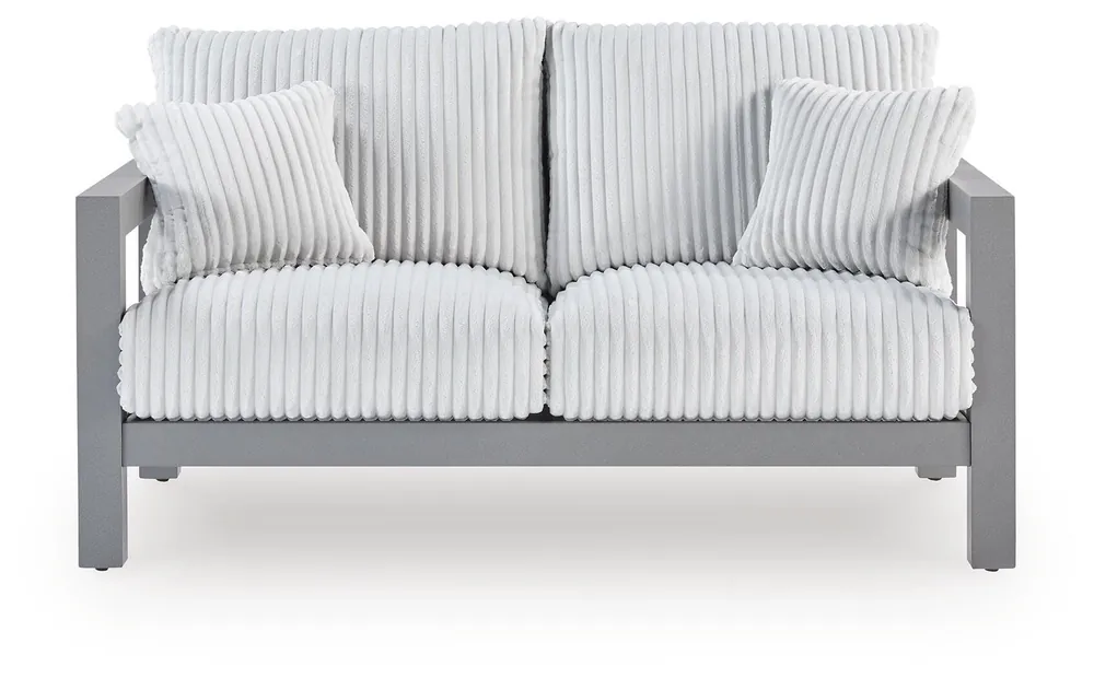 Hurley Park Outdoor Loveseat with Cushion - Ashley Furniture