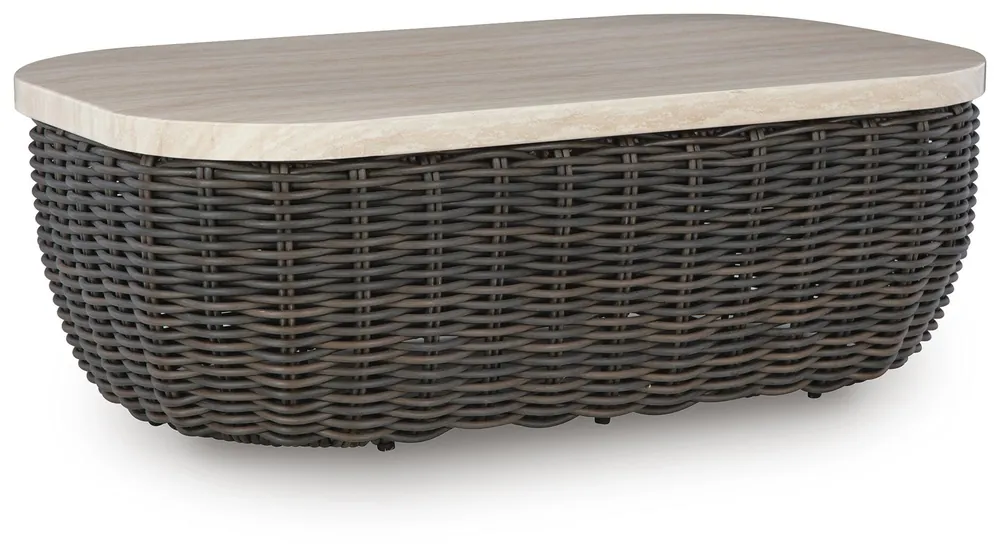 Kimora Outdoor Coffee Table - Ashley Furniture