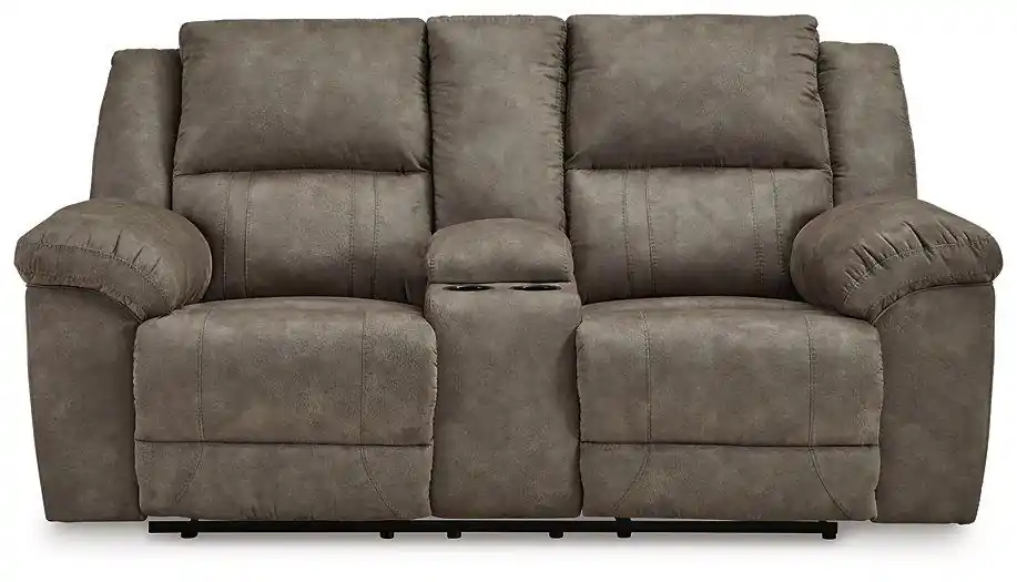 Laresview Reclining Loveseat with Console - Ashley Furniture