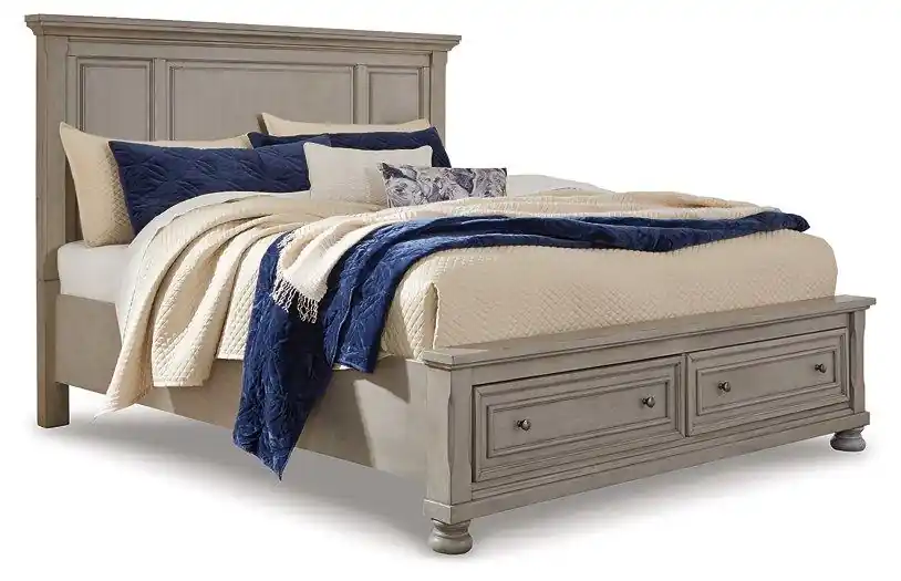 Lettner Panel Storage Bed - Ashley Furniture