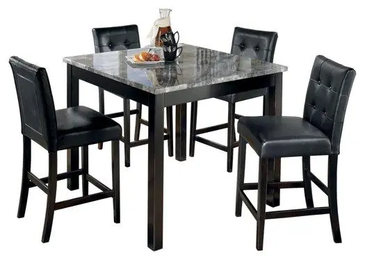 Maysville Counter Height Dining Table and Bar Stools (Set of 5) - Ashley Furniture