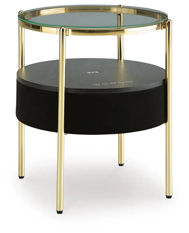 Nedman Accent Table with Speaker - Ashley Furniture