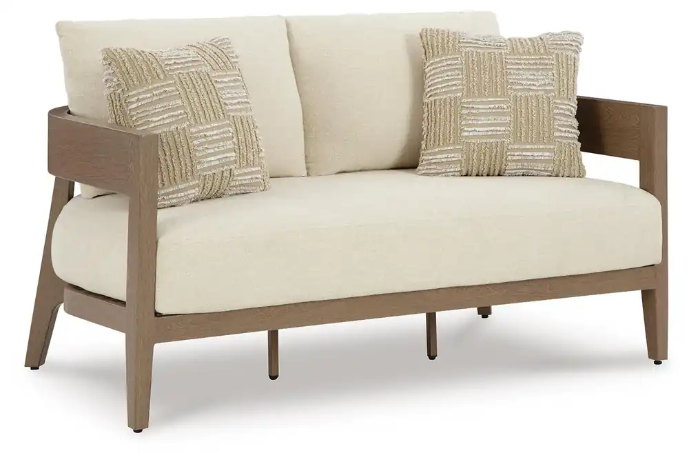Serene Bay Outdoor Loveseat with Cushion - Ashley Furniture
