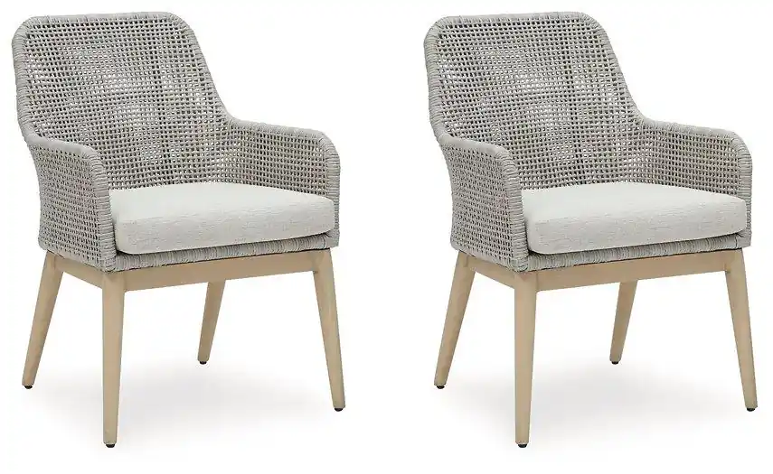 Seton Creek Outdoor Dining Arm Chair (Set of 2) - Ashley Furniture