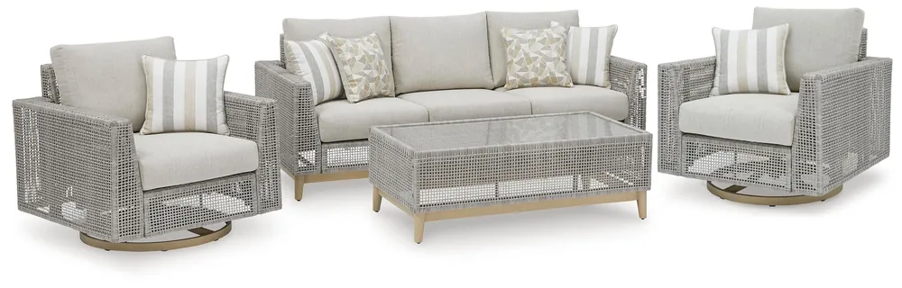 Seton Creek Outdoor Upholstery Set - Ashley Furniture