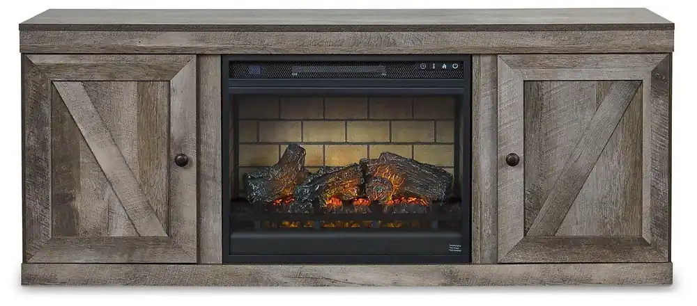 Wynnlow TV Stand with Electric Fireplace - Ashley Furniture