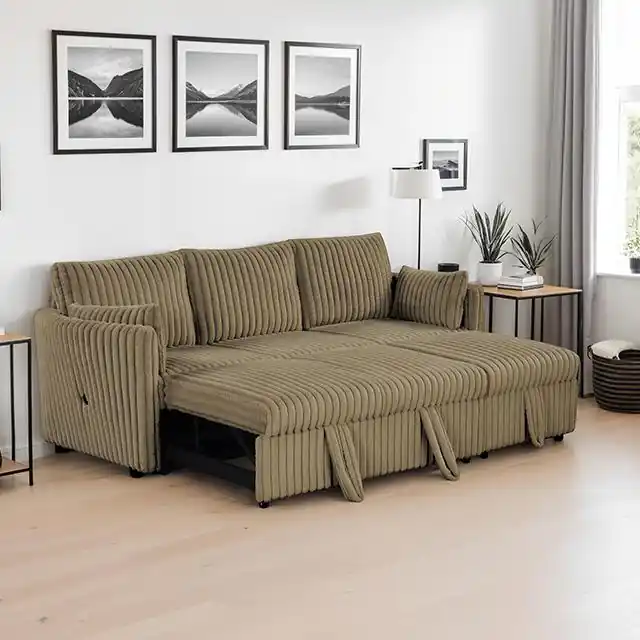 Denholme Sectional w/ Pull Out - FOA East