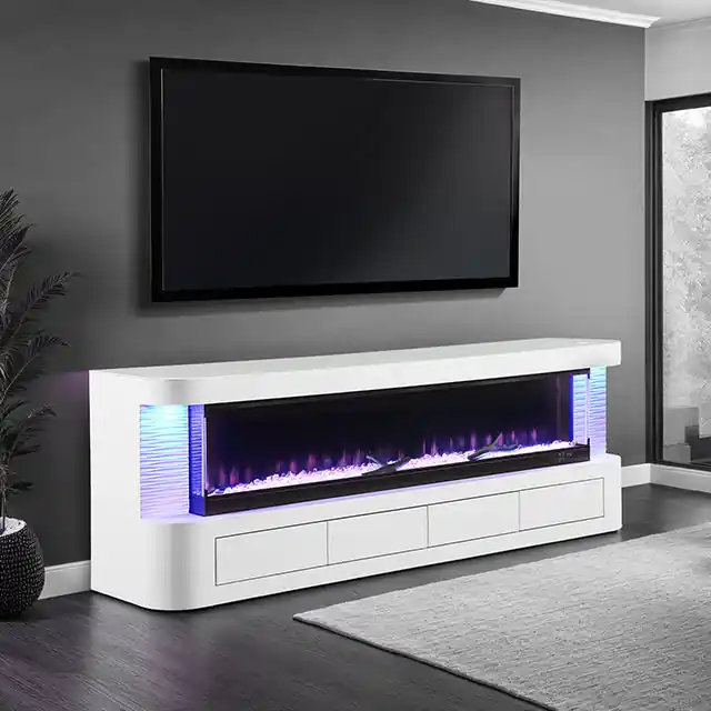 Luken 71" TV Stand w/ Electric Fire Place - FOA East