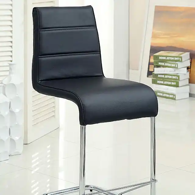 Mauna Counter Ht. Chair (2/Box) Black - FOA East