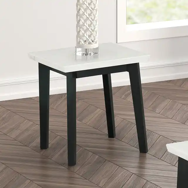 Thisted Square Marble End Table - FOA East