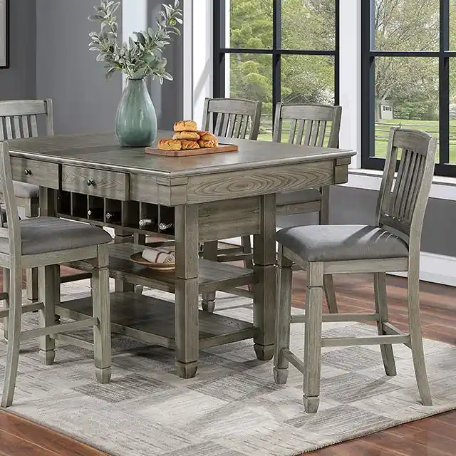 Anaya 7 Pc Counter Ht Table Set - FOA East