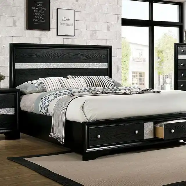 Chrissy 4 Piece & 5 Piece Queen Bedroom Set - FOA East