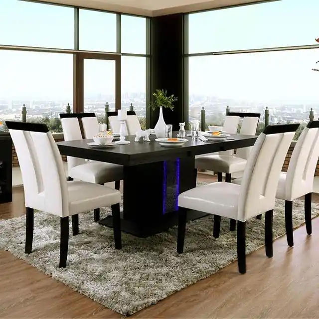 Evangeline 7 Pc Dining Table Set - FOA East