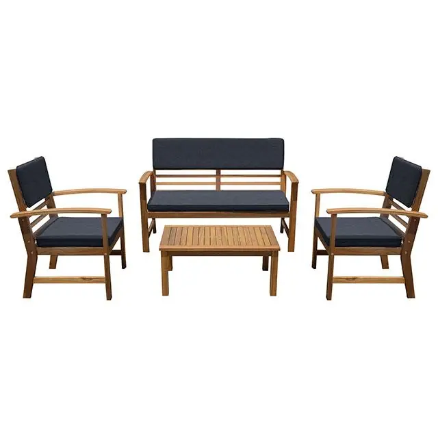 Hana 4 Pc. Patio Set Blue - FOA East