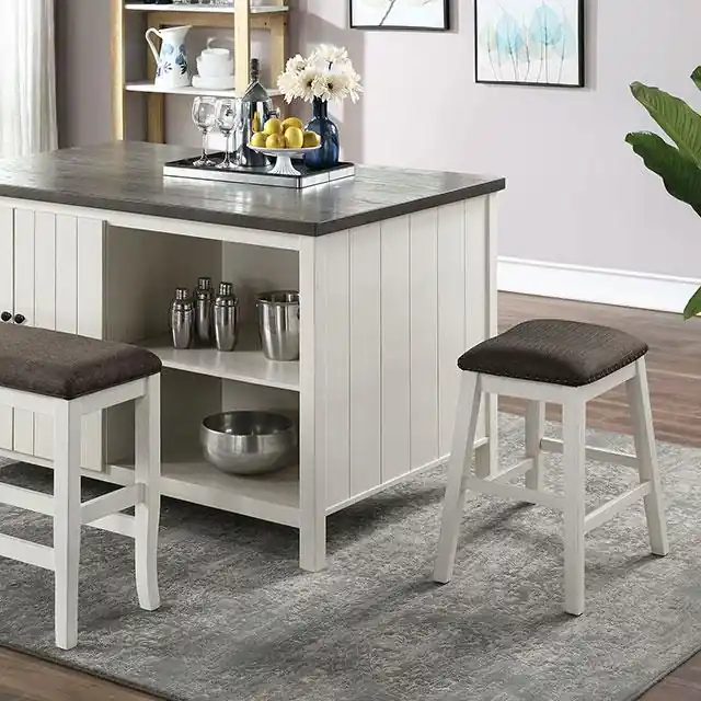 Heidelberg 4 Pc Counter Ht Table Set with Bench - FOA East