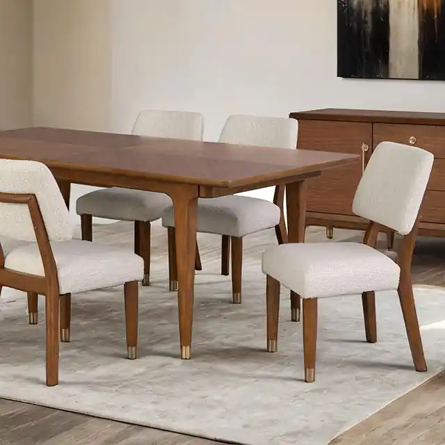Hepburne 7 Pc Dining Table Set - FOA East