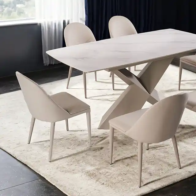 Lenvik 7 Pc Dining Table Set - FOA East