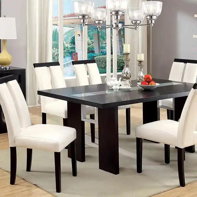 Luminar 7 Pc Dining Table Set - FOA East