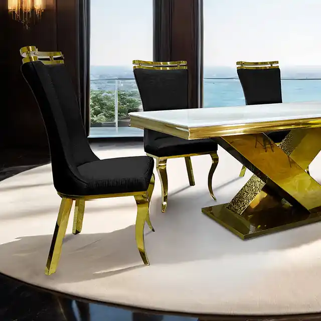 Palazzo 7 Pc Dining Table Set - FOA East