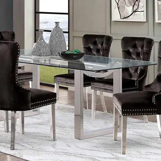 Silvestri 7 Pc Dining Table Set - FOA East